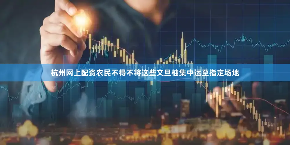 杭州网上配资农民不得不将这些文旦柚集中运至指定场地
