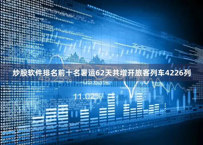 炒股软件排名前十名暑运62天共增开旅客列车4226列